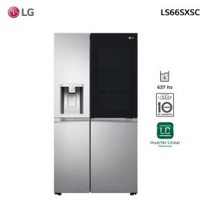 Heladera LG inverter Insta View 637L LS66SXSC