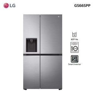 Refrigerador Side by side LG inverter 637L GS66SPP