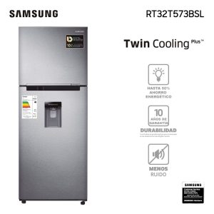 Heladera Samsung top freezer RT32T573BSL