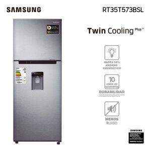 Heladera Samsung top freezer RT35T573BSL