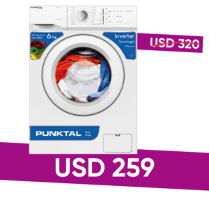 Lavarropas Punktal 6k Carga Frontal PK-66-LAV